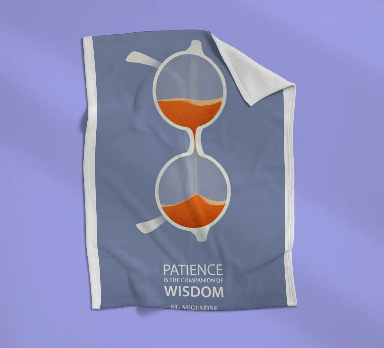 geduld fleecedeken van art quots shop