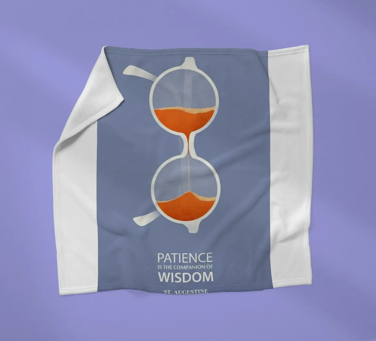 geduld fleecedeken van art quots shop