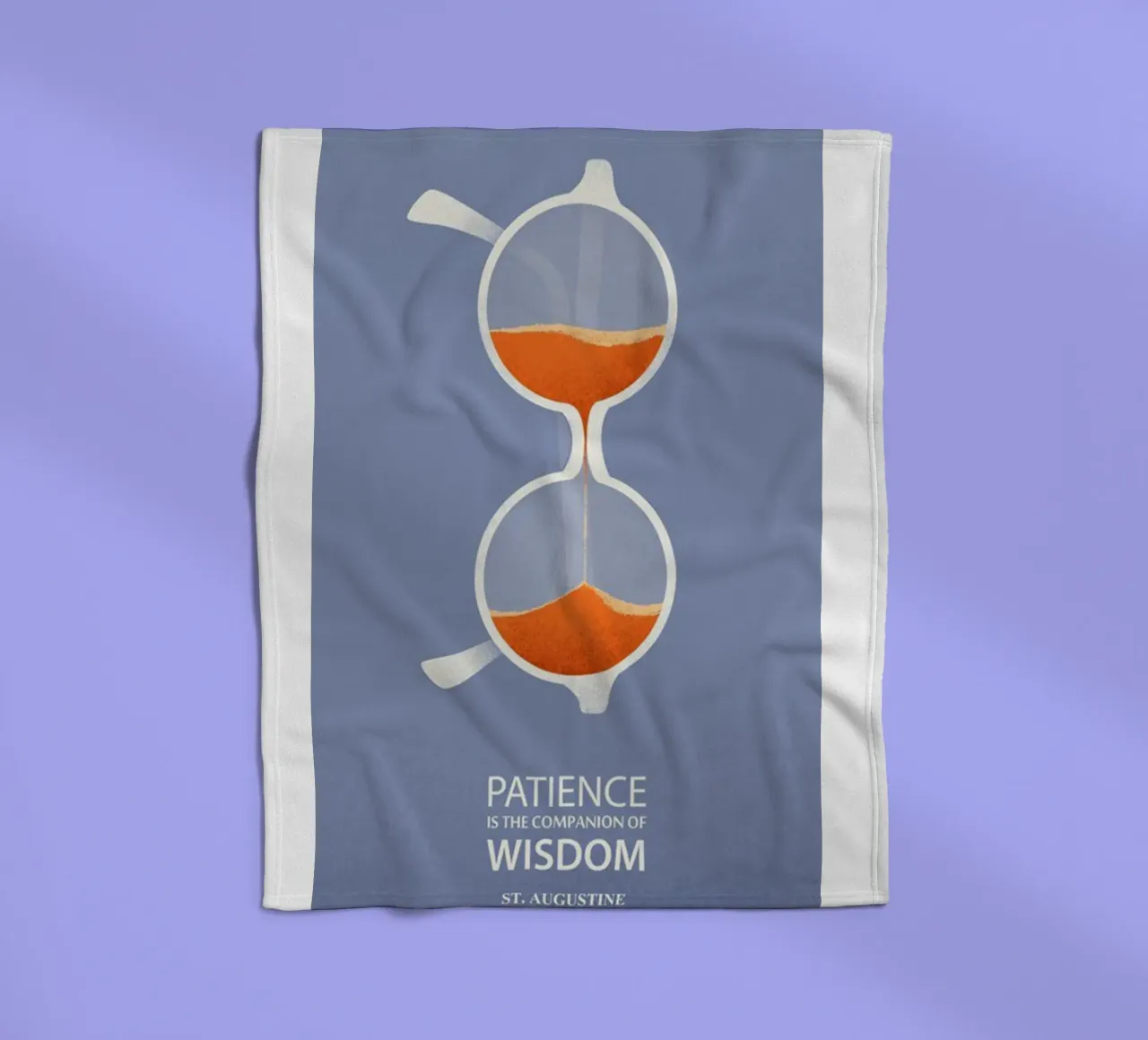 geduld fleecedeken van art quots shop