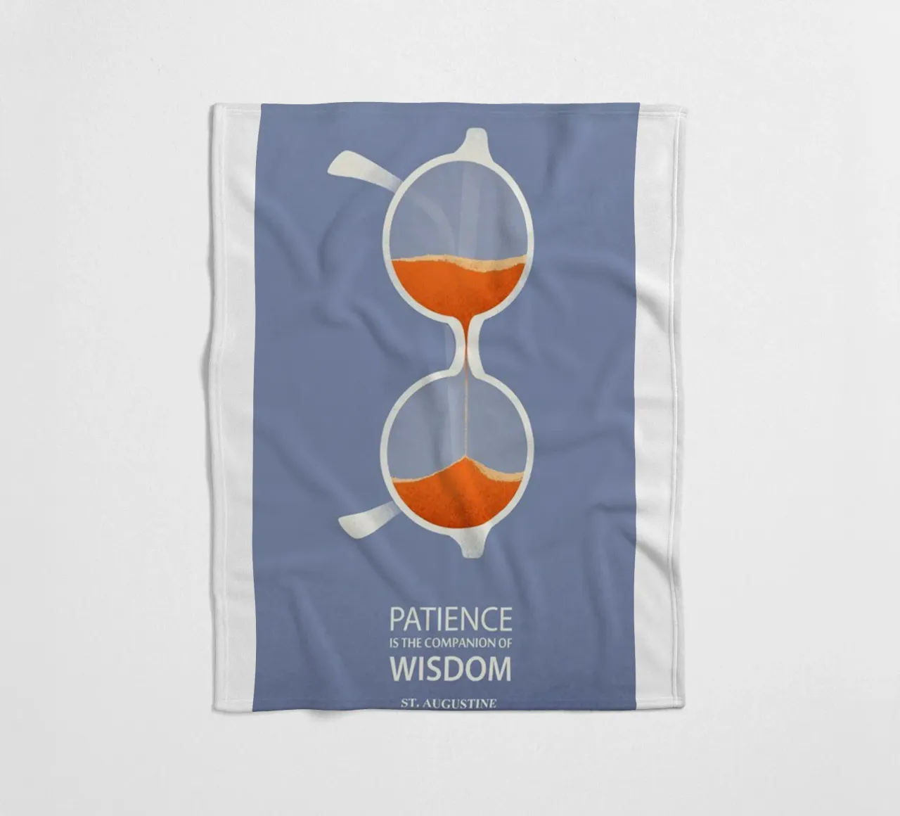 geduld fleecedeken van art quots shop