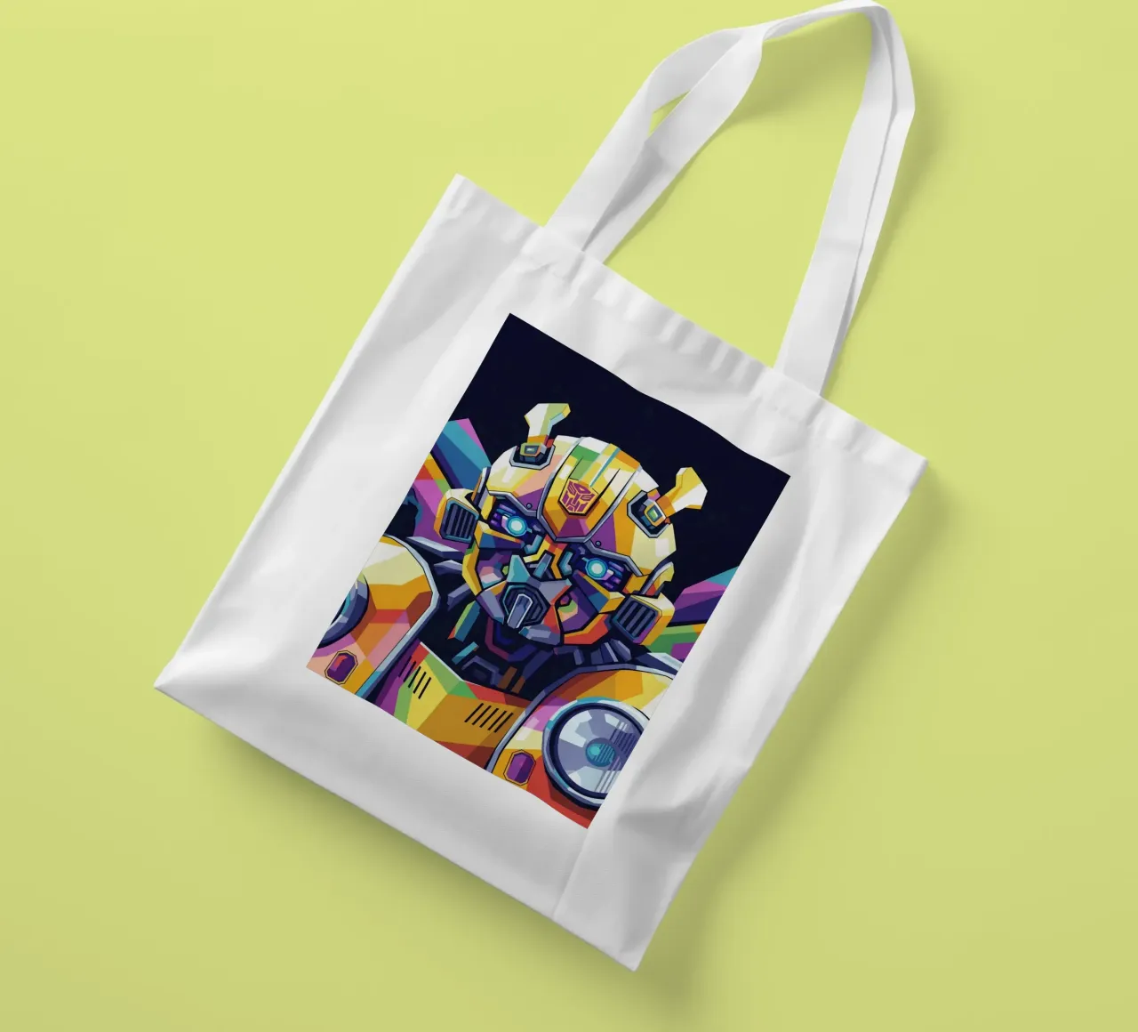 Bumblebee - Transformers art #1 borsa in juta da Hantamrata