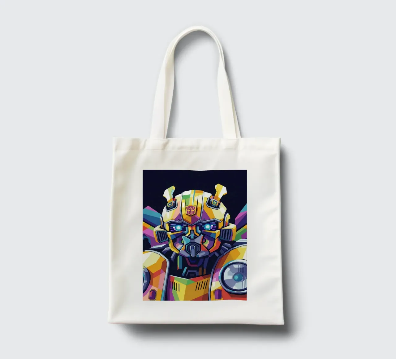 Bumblebee - Transformers art #1 borsa in juta da Hantamrata