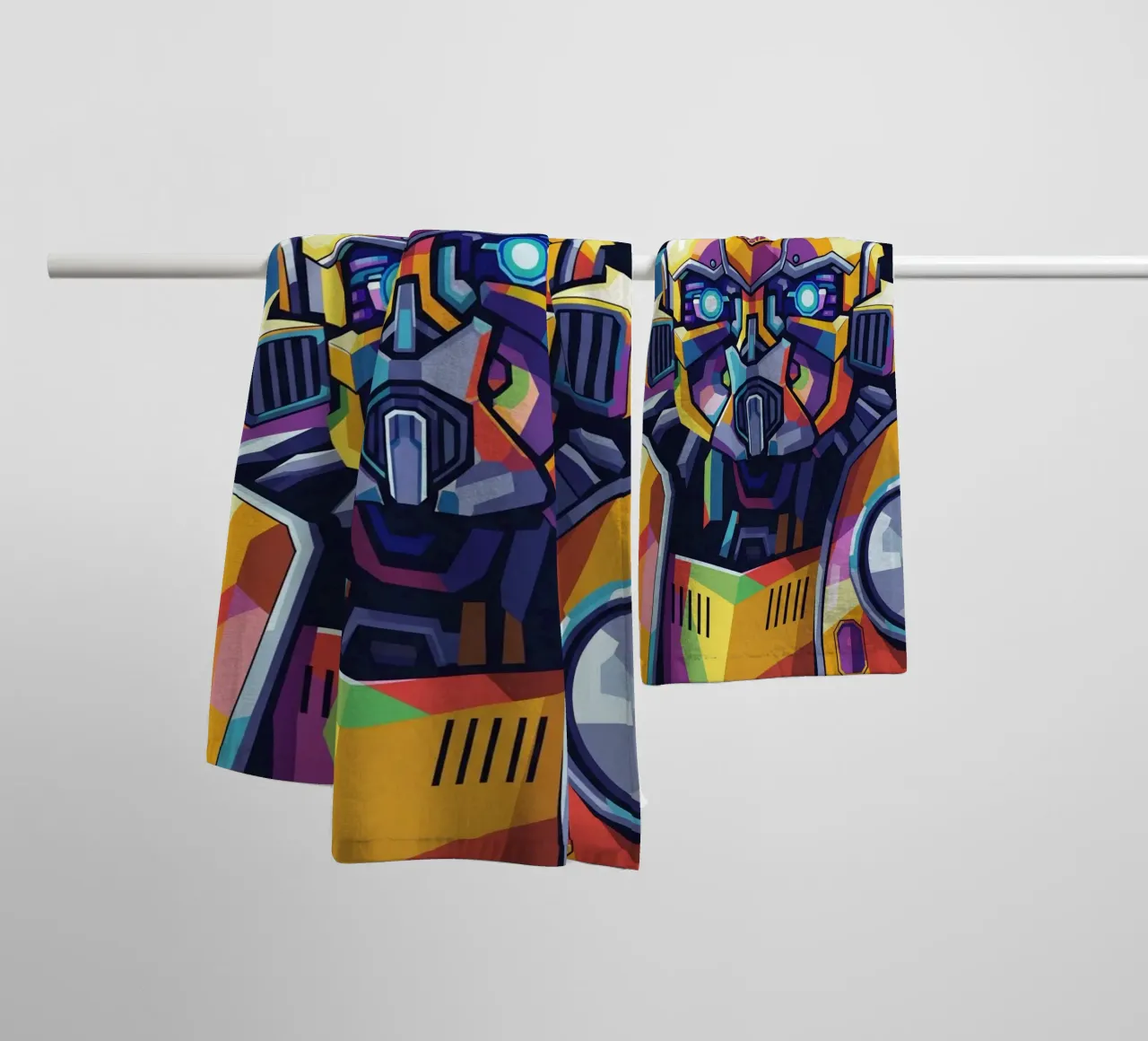 Bumblebee - Transformers art #1 asciugamano da bagno da Hantamrata