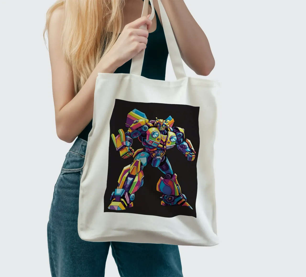 Bumblebee - Transformers #2 borsa in juta da Hantamrata