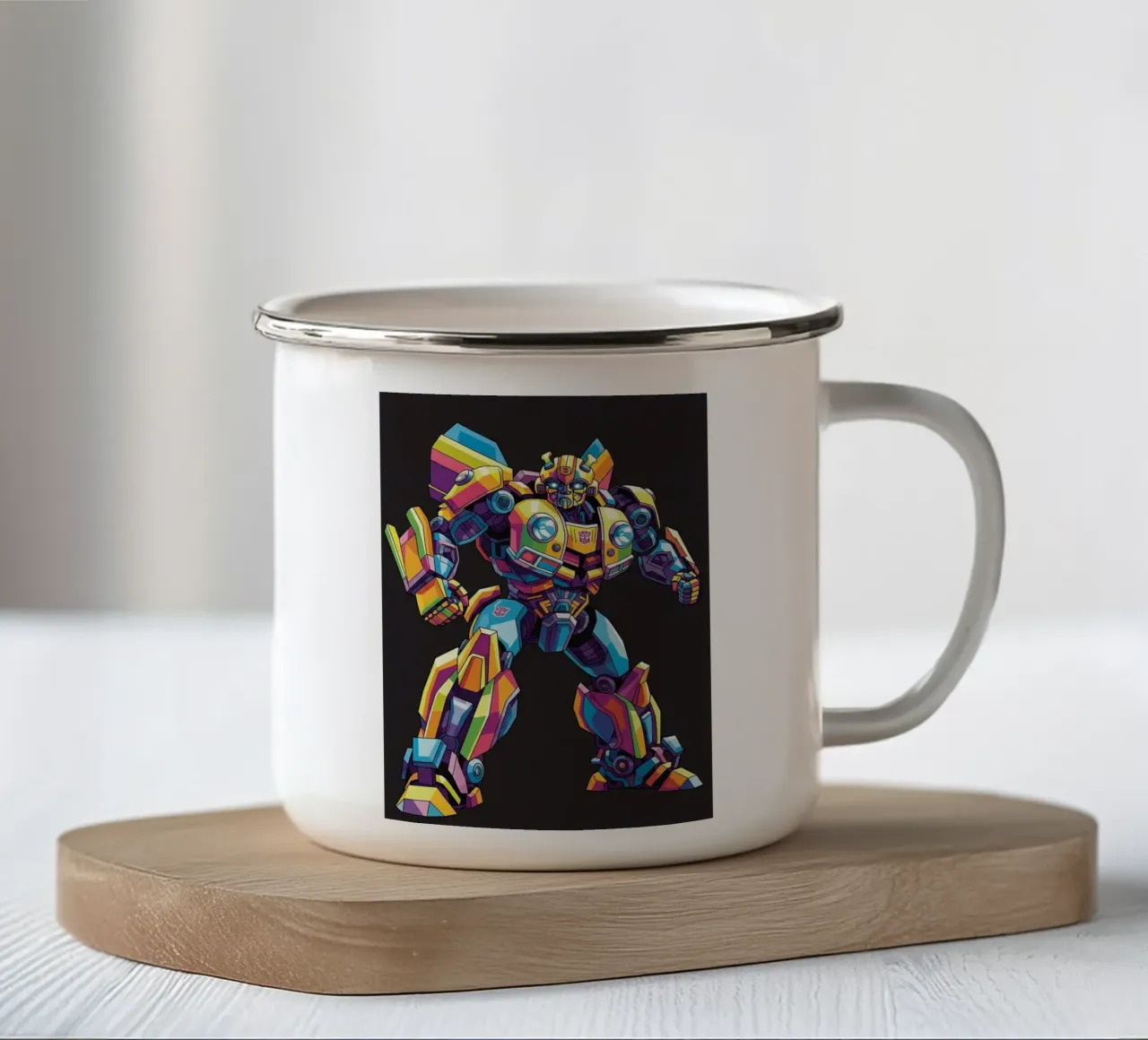 Bumblebee - Transformers #2 tazza in smalto da Hantamrata