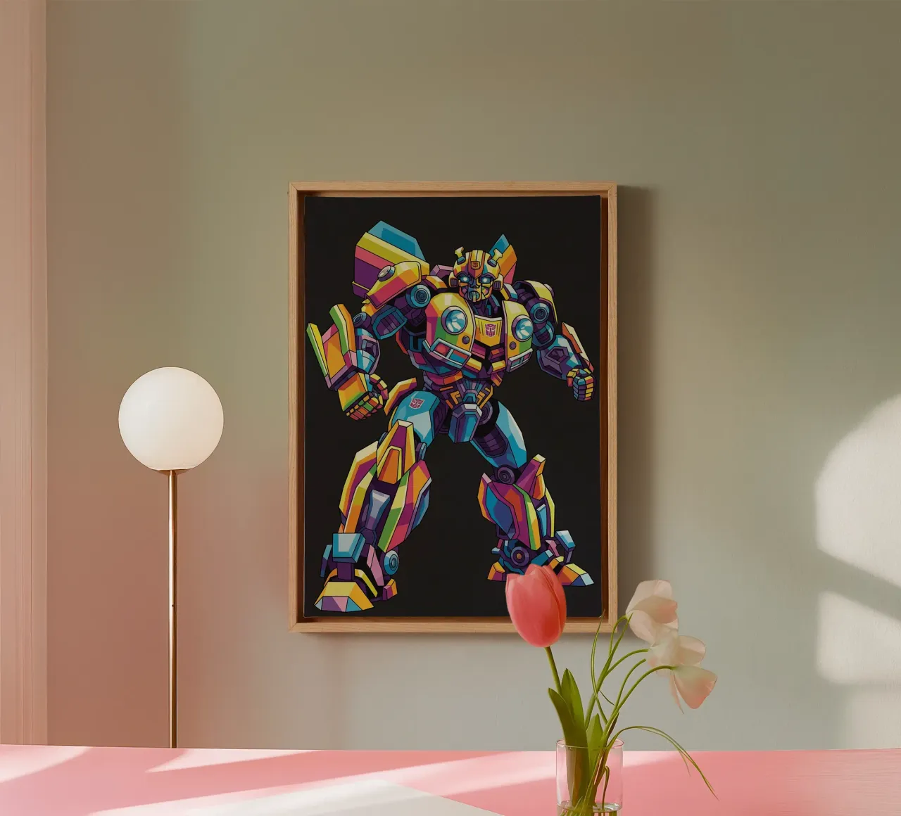 Bumblebee - Transformers #2 tela con Cornice a cassetta da Hantamrata