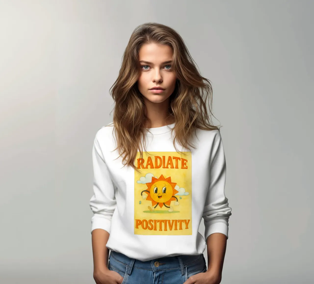 irradiare positivamente la luce del sole felpa da mompunks