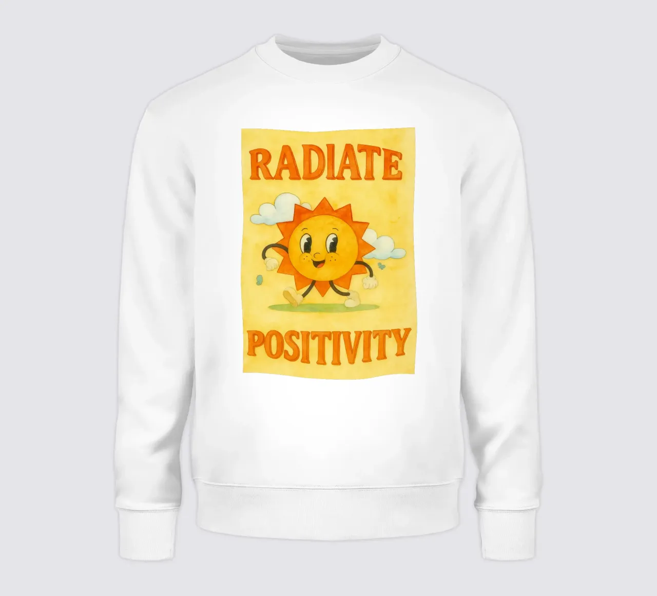 irradiare positivamente la luce del sole felpa da mompunks