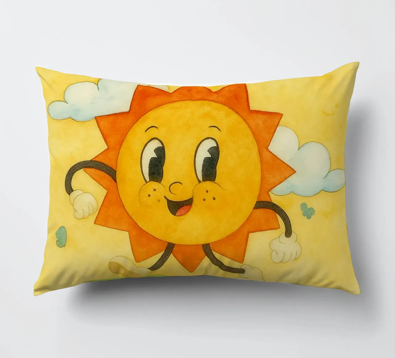 irradiare positivamente la luce del sole cuscino da mompunks