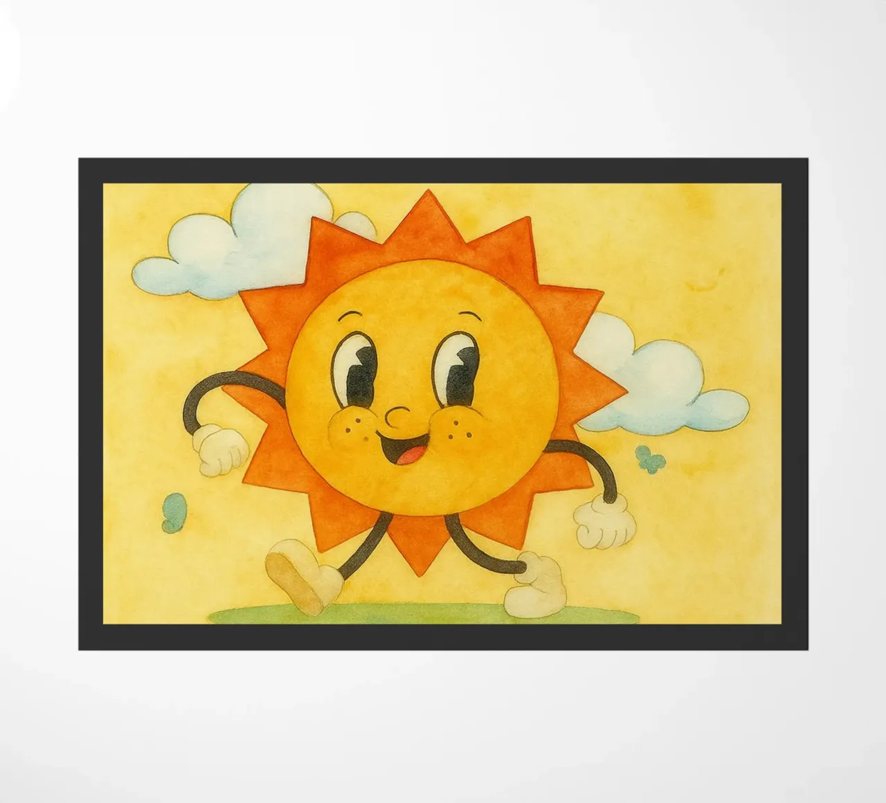 irradiare positivamente la luce del sole zerbino da mompunks