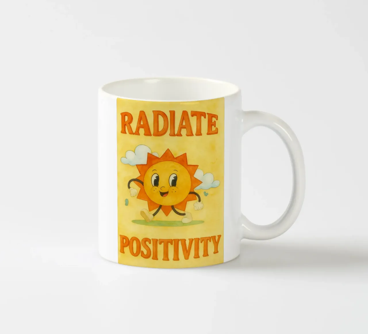 irradiare positivamente la luce del sole tazza in ceramica da mompunks