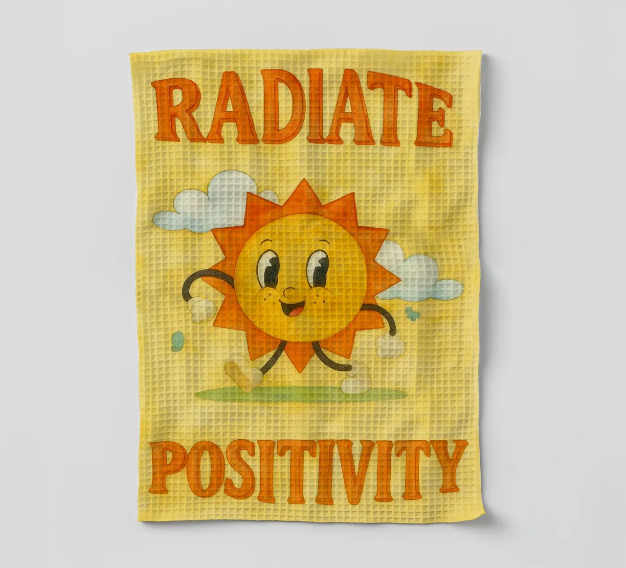 irradiare positivamente la luce del sole canovaccio da cucina da mompunks