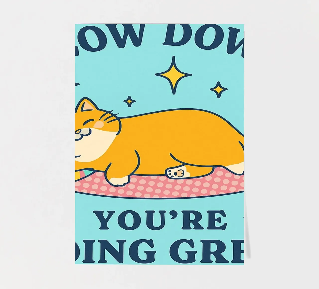 Mach langsam, du machst das toll Stickerbogen von mompunks