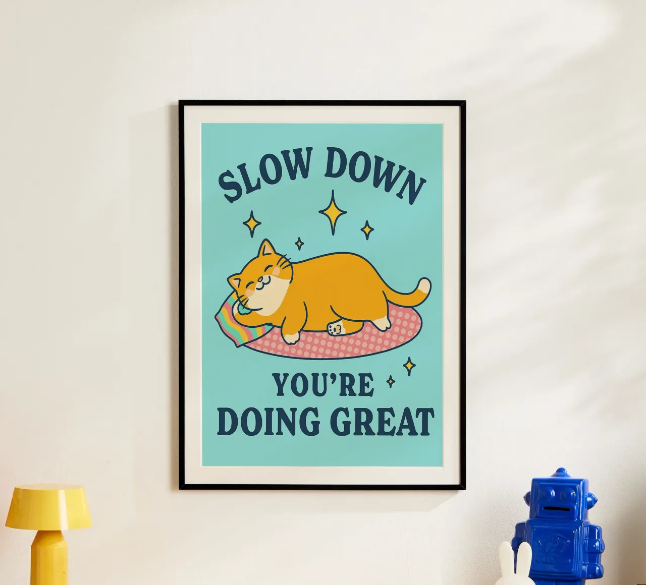 Mach langsam, du machst das toll Poster von mompunks