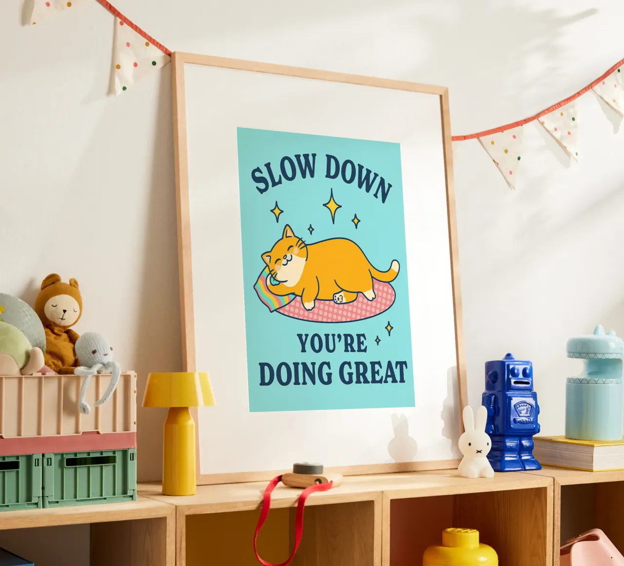 Mach langsam, du machst das toll Poster von mompunks