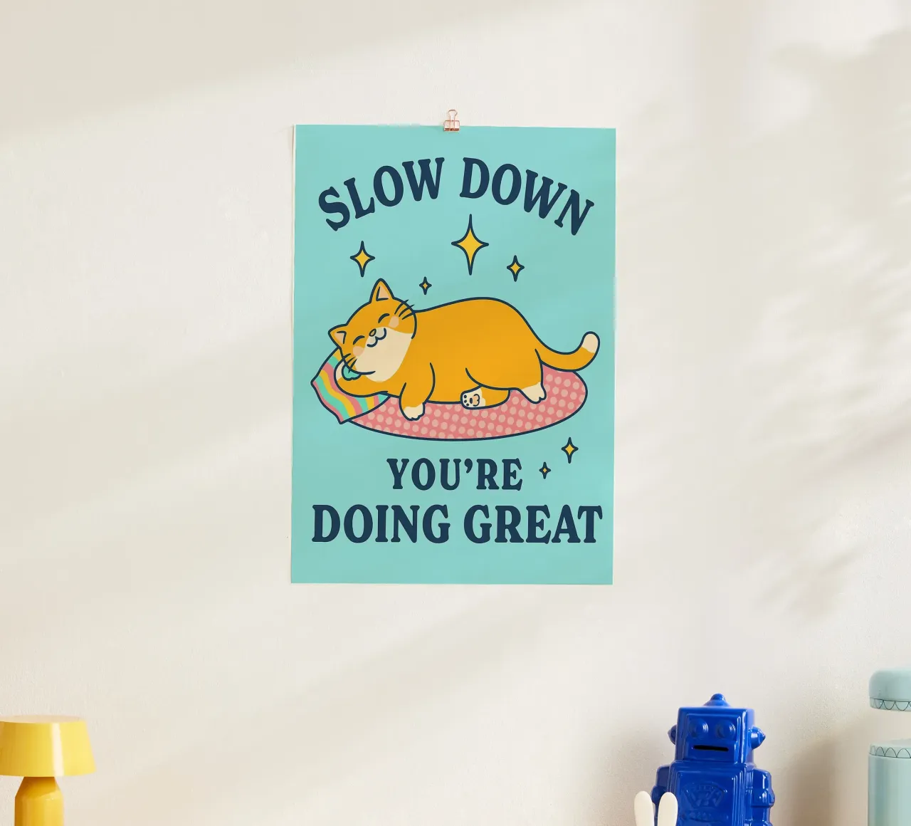 Mach langsam, du machst das toll Poster von mompunks
