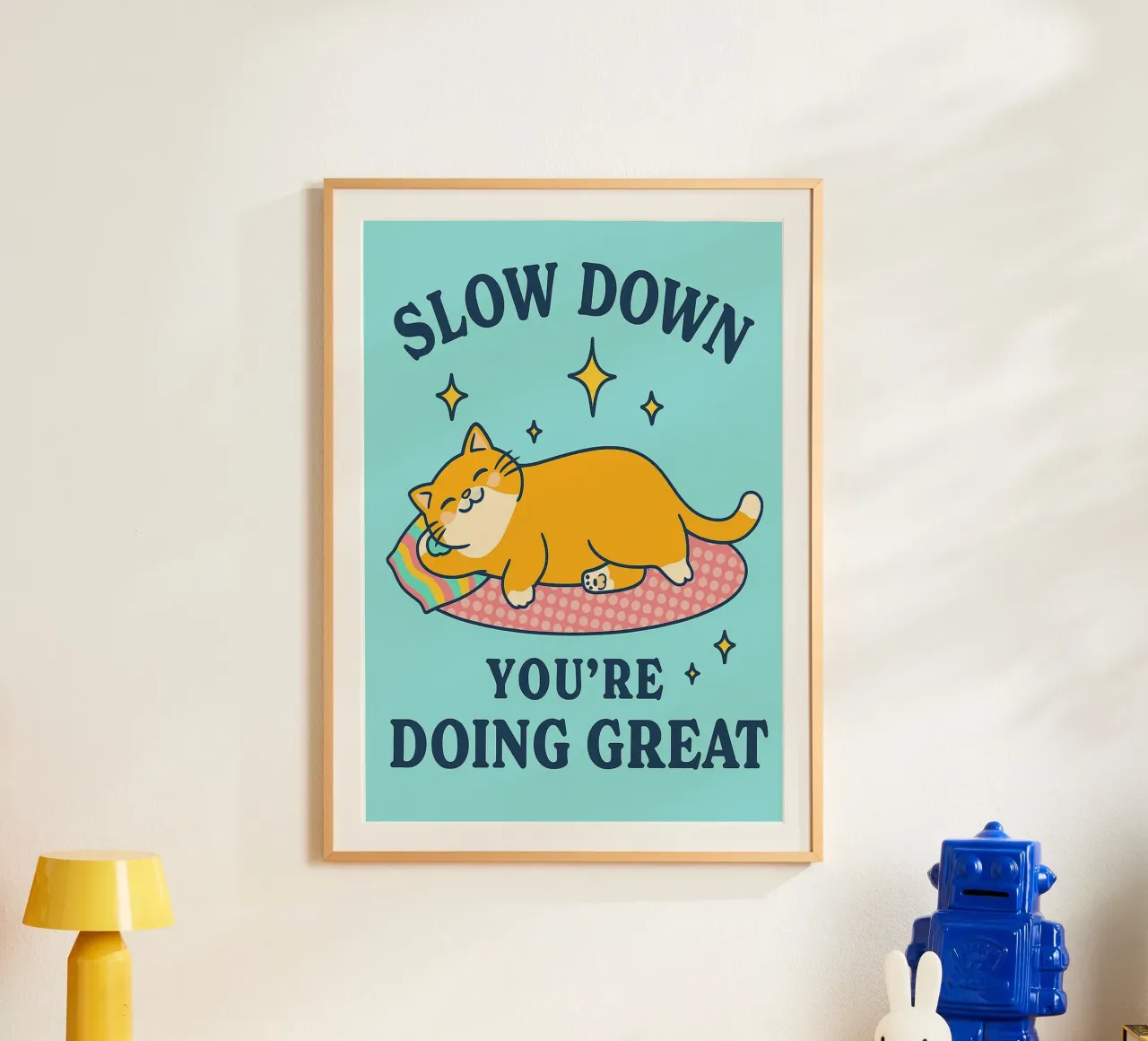 Mach langsam, du machst das toll Poster von mompunks