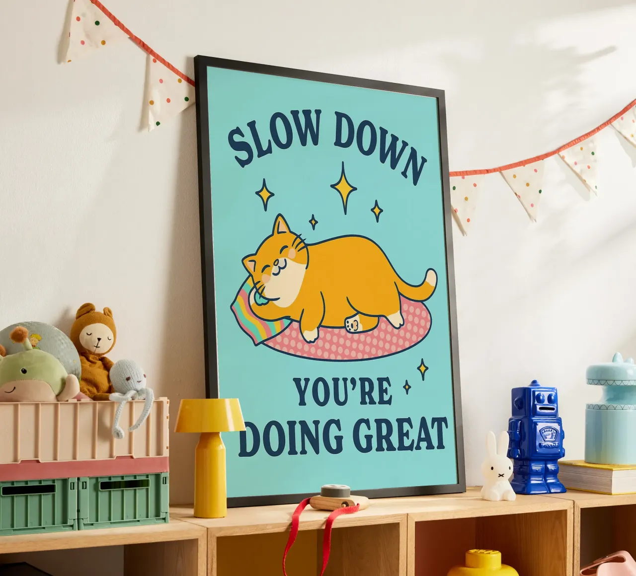 Mach langsam, du machst das toll Poster von mompunks