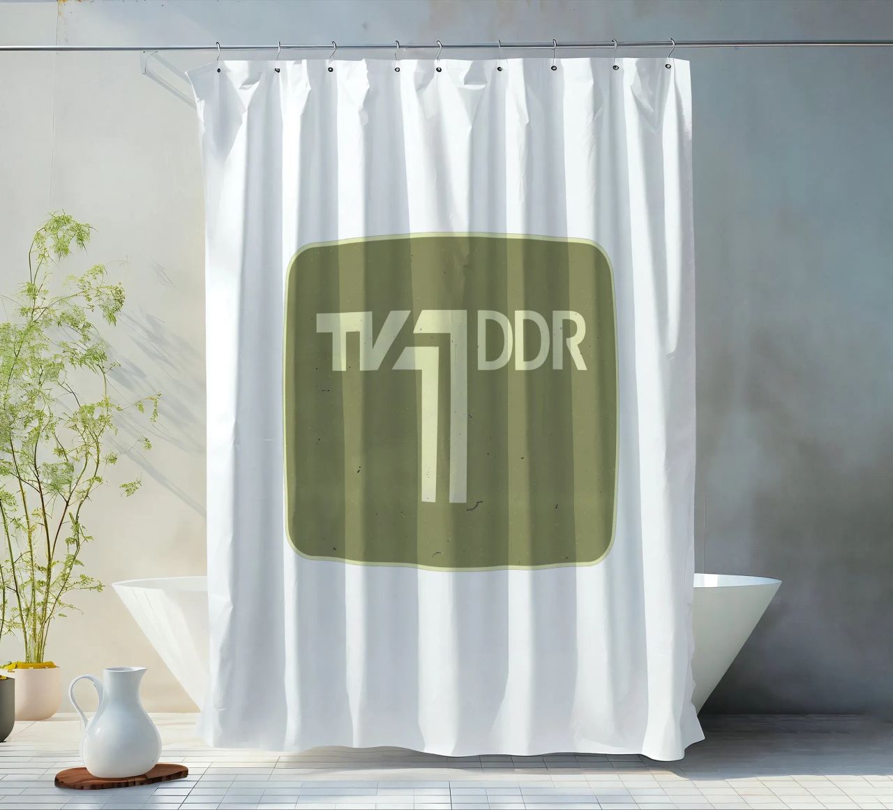TV 1 DDR tenda da doccia da DDR DESIGN