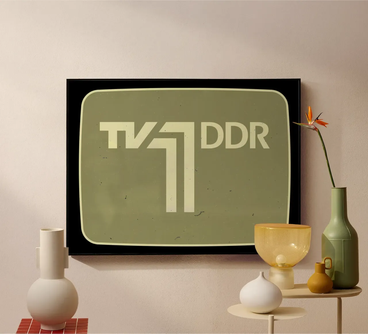 TV 1 DDR plexiglass da DDR DESIGN