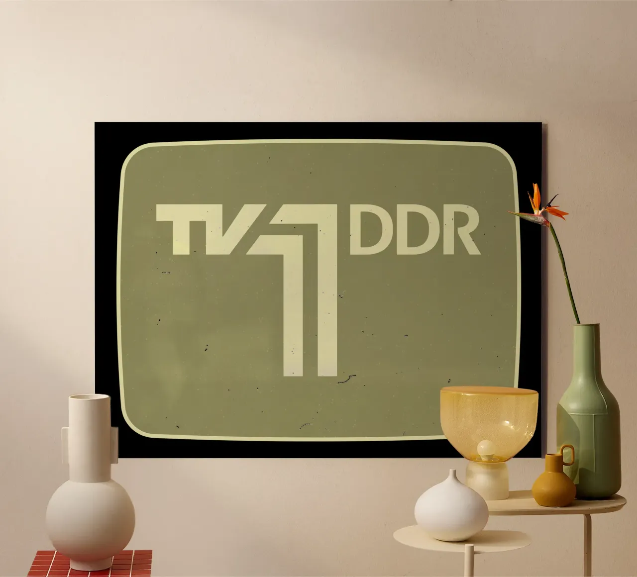 TV 1 DDR alluminio dibond da DDR DESIGN