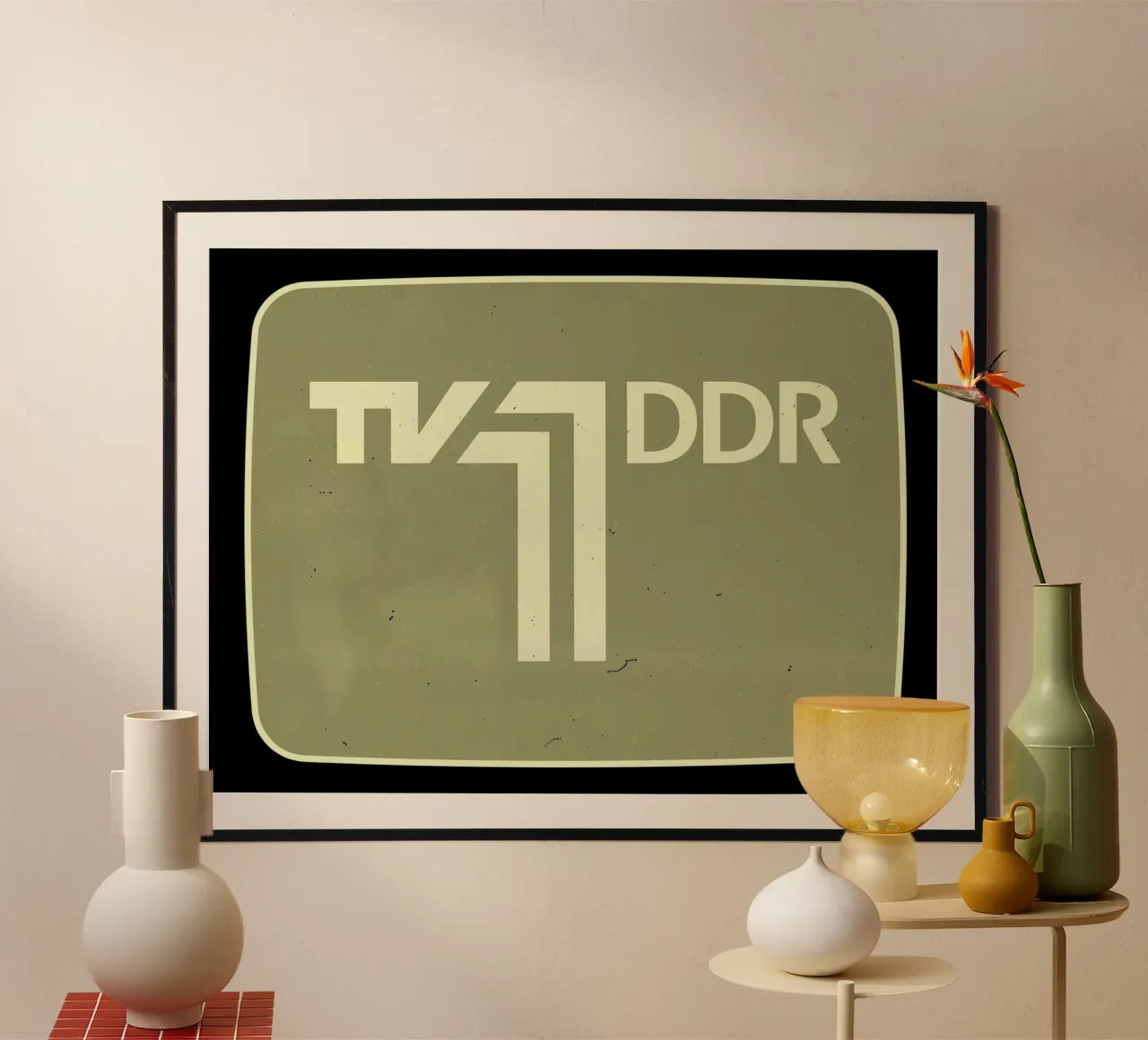 TV 1 DDR carta hahnemühle da DDR DESIGN