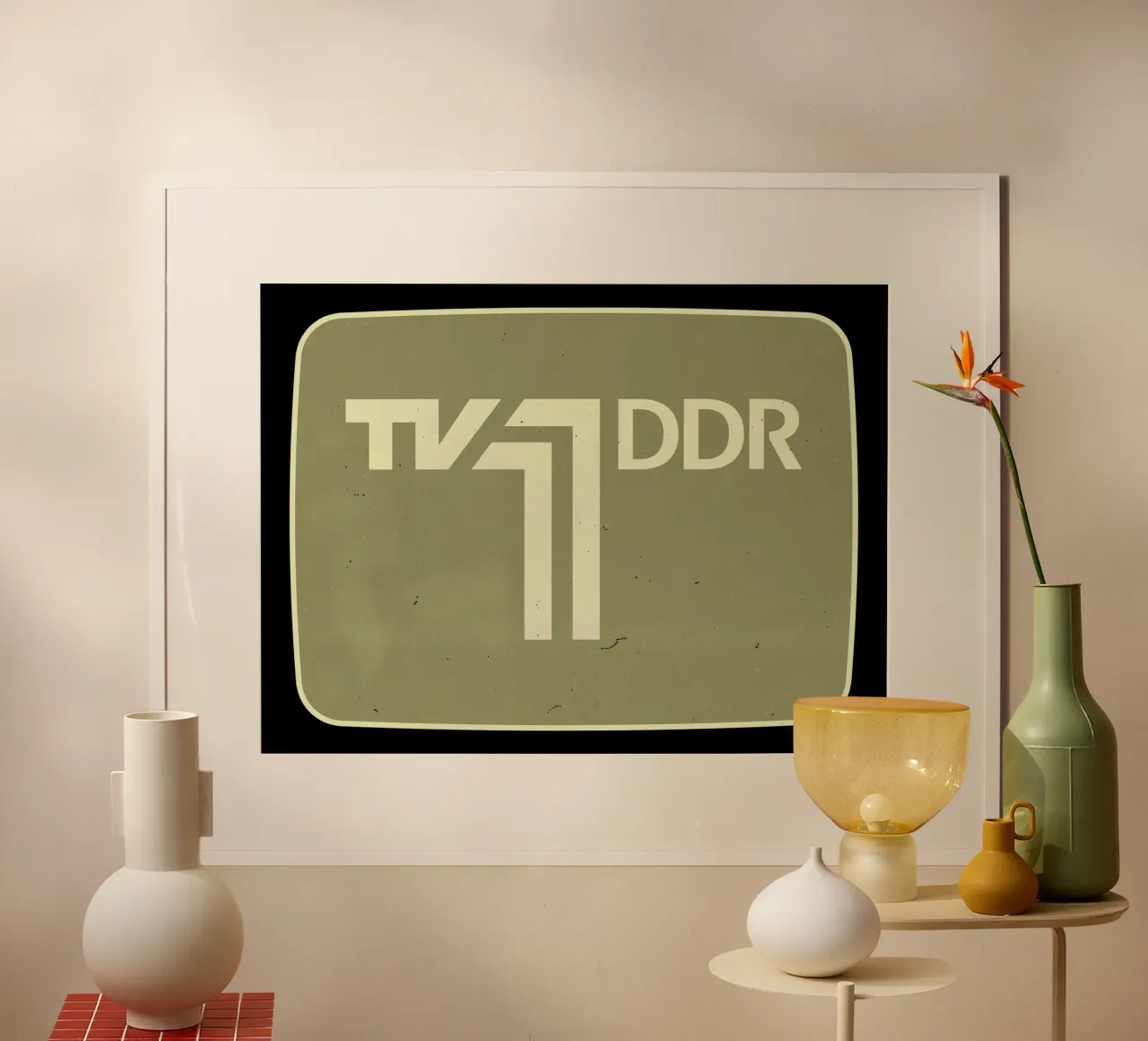 TV 1 DDR carta hahnemühle da DDR DESIGN