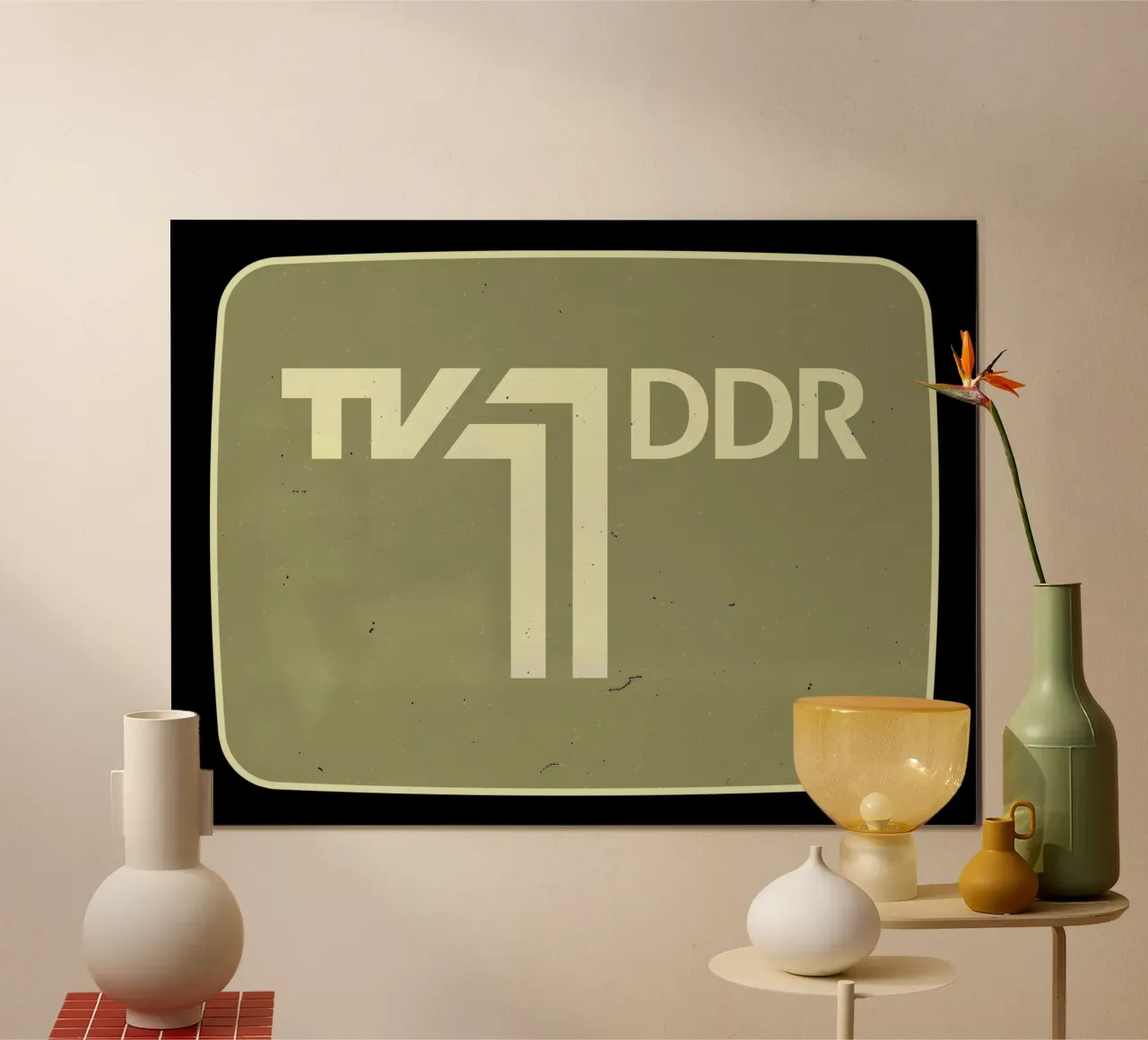 TV 1 DDR carta hahnemühle da DDR DESIGN