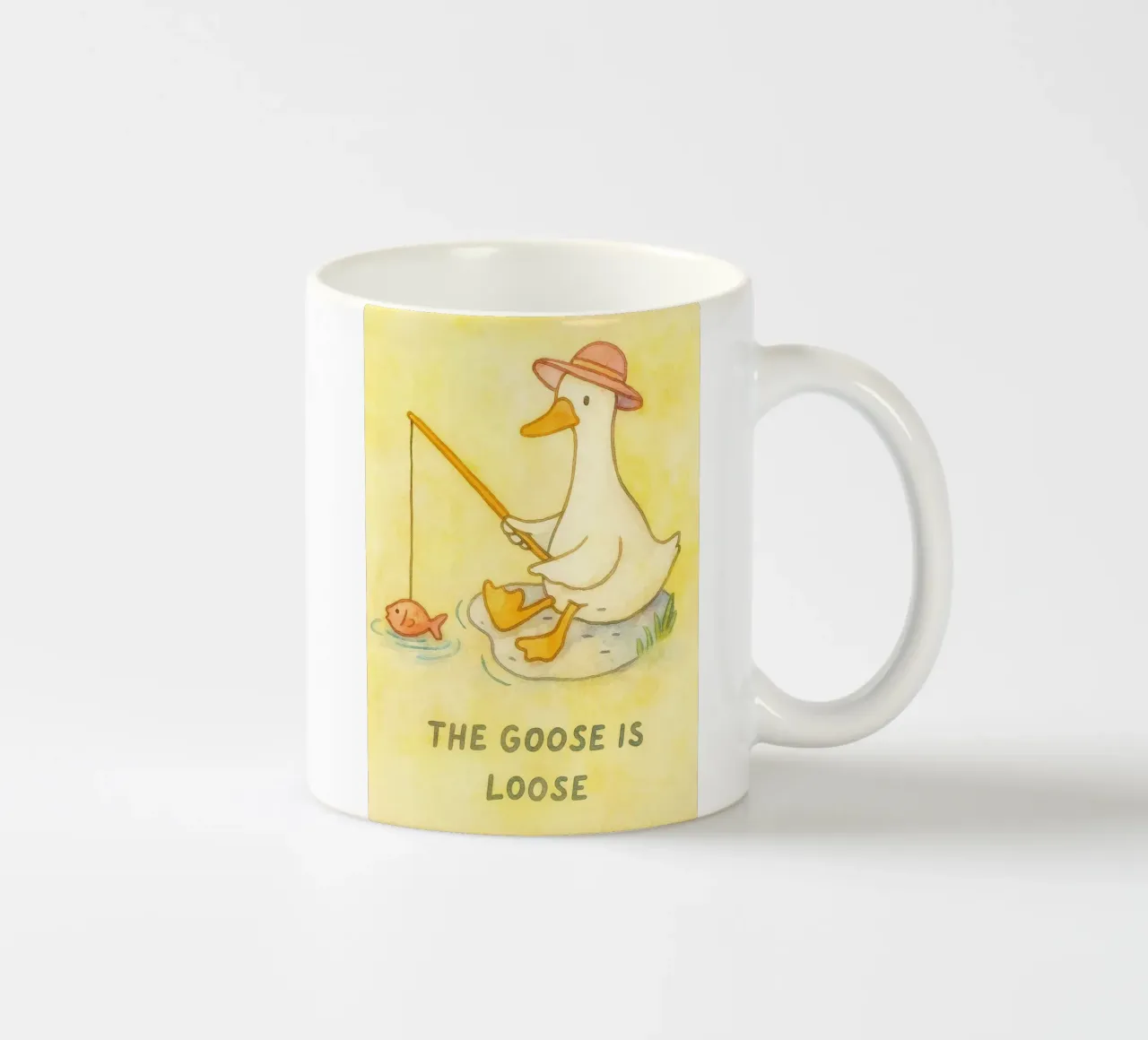 l'oca è libera tazza in ceramica da mompunks