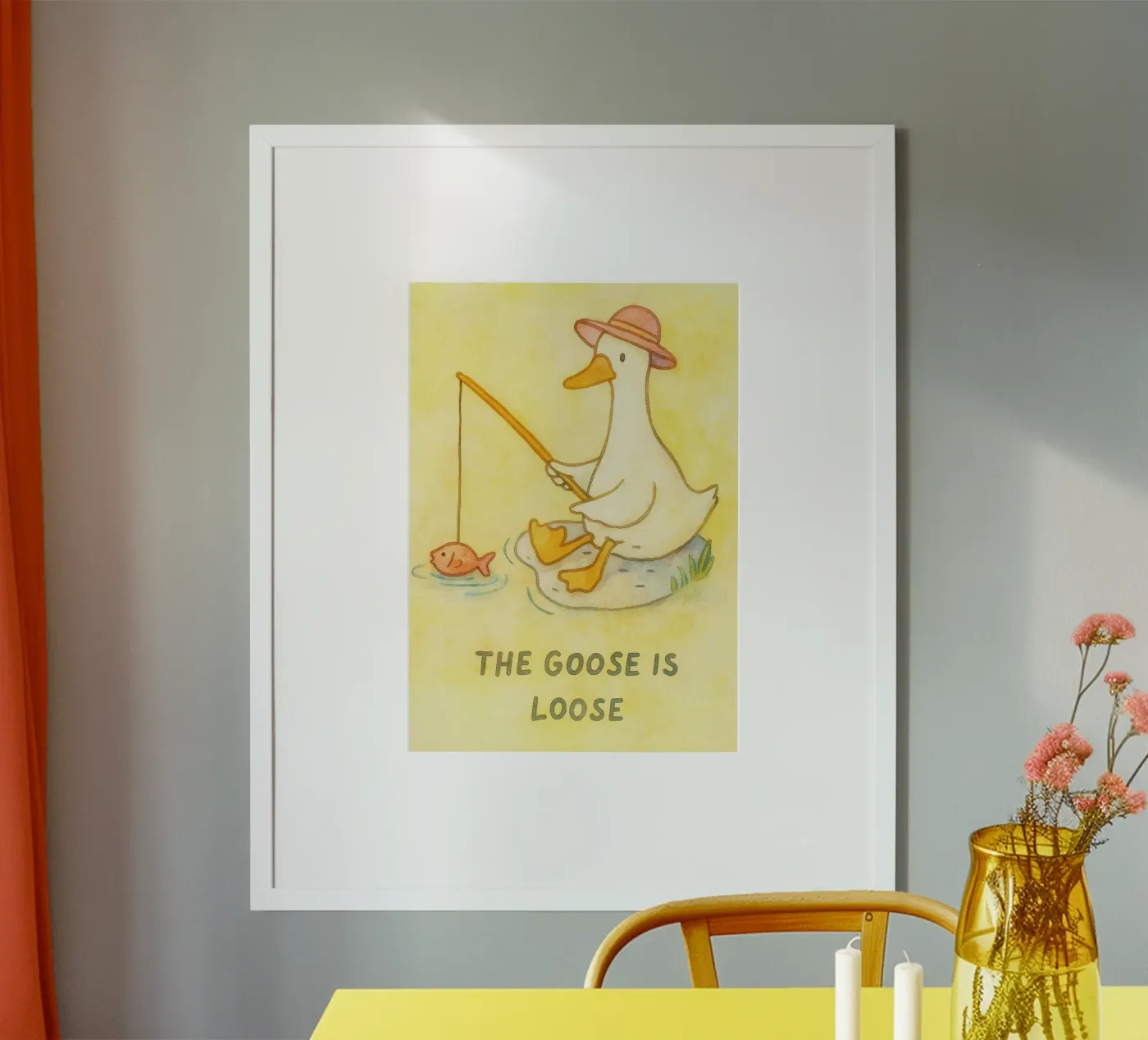 l'oca è libera poster da mompunks