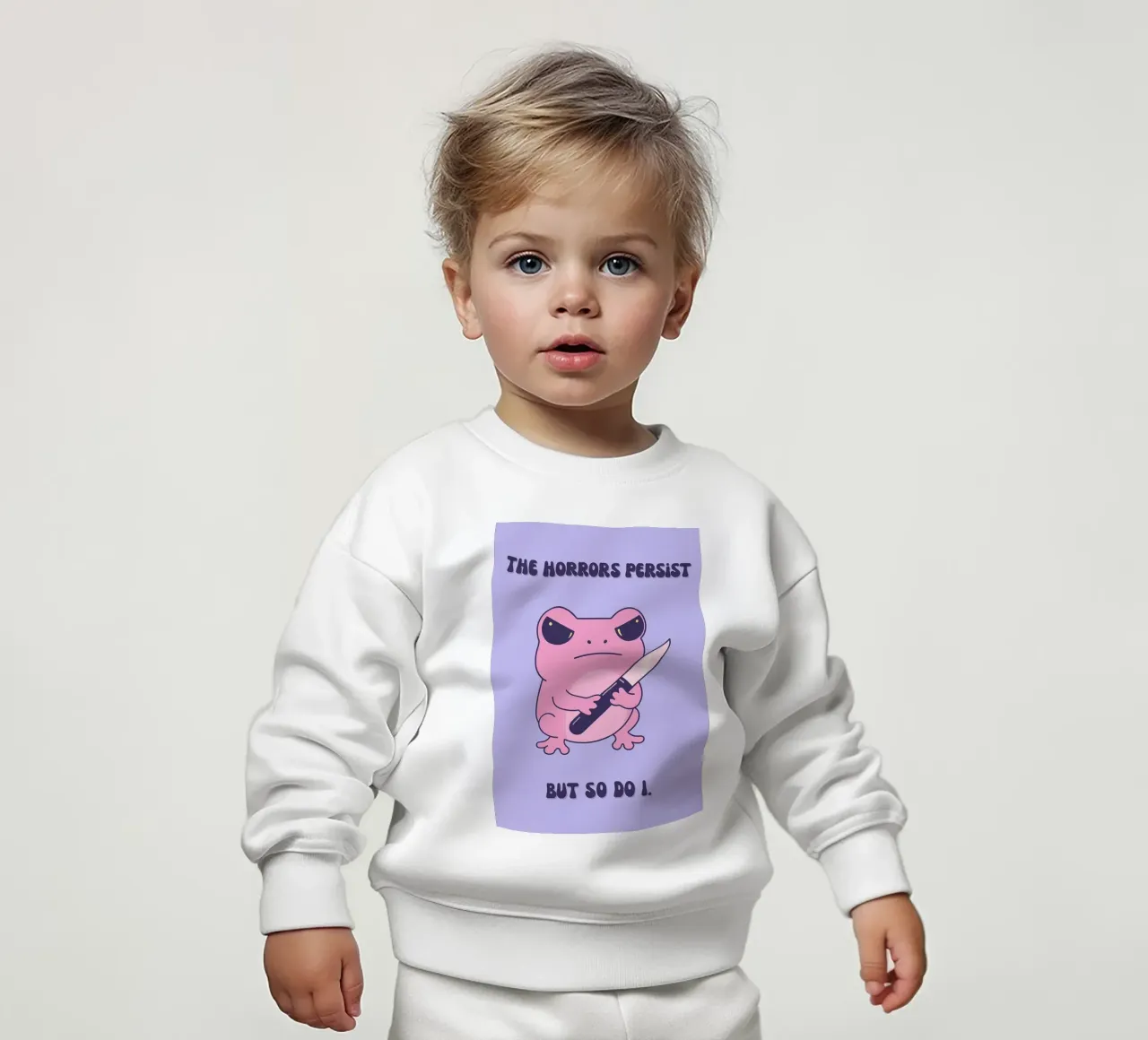 l'orrore persiste felpa neonato da mompunks