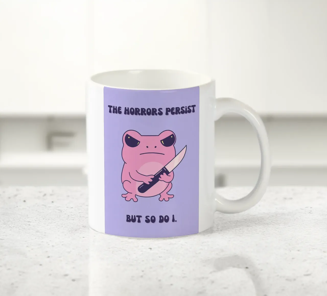l'orrore persiste tazza in ceramica da mompunks