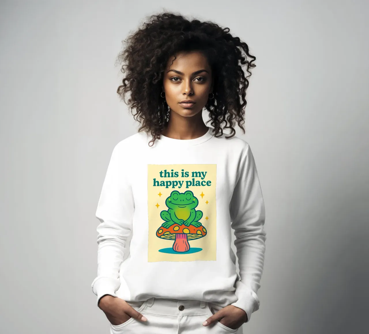 C'est mon lieu de prédilection sweat de mompunks