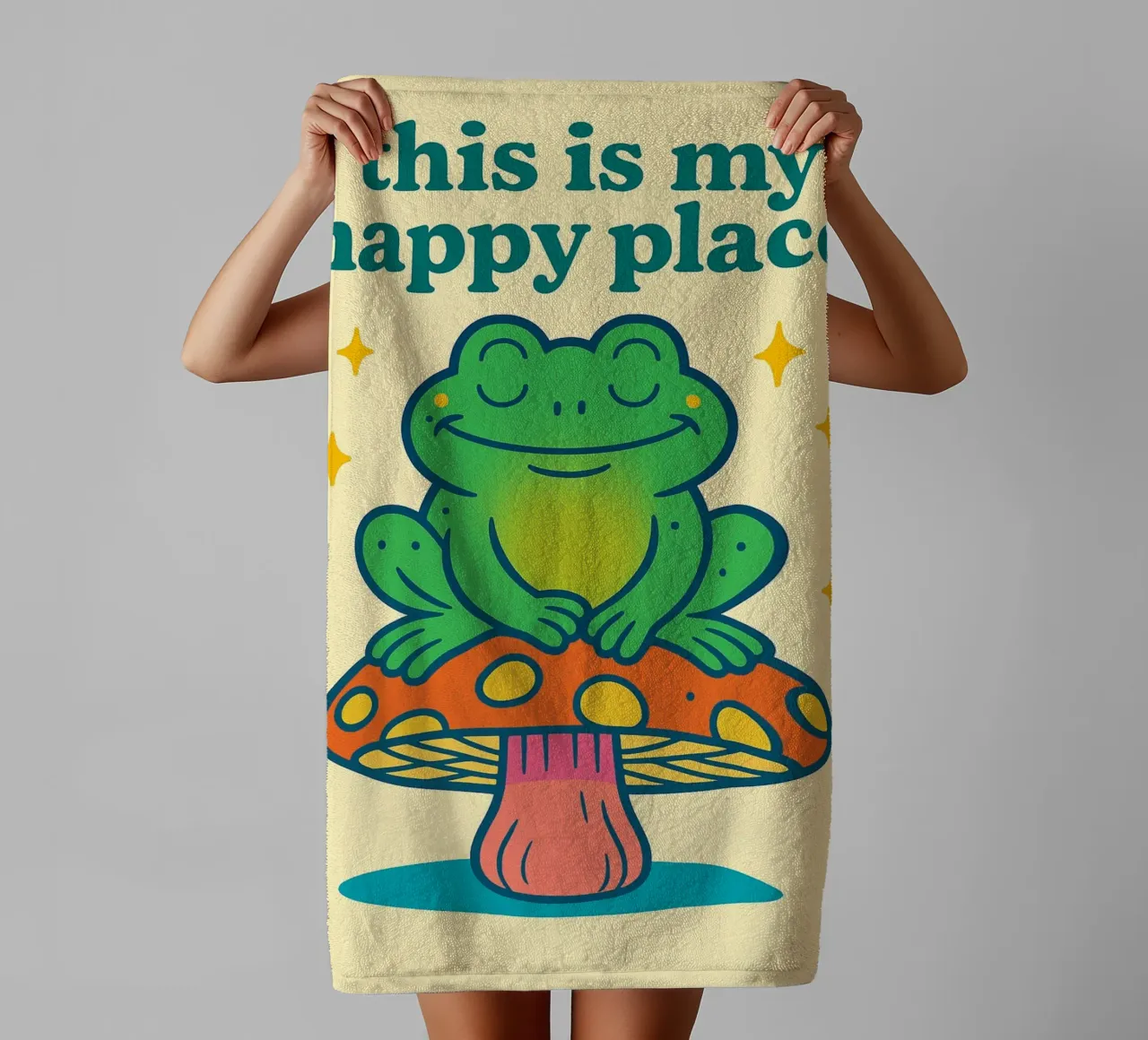 C'est mon lieu de prédilection serviette de bain de mompunks