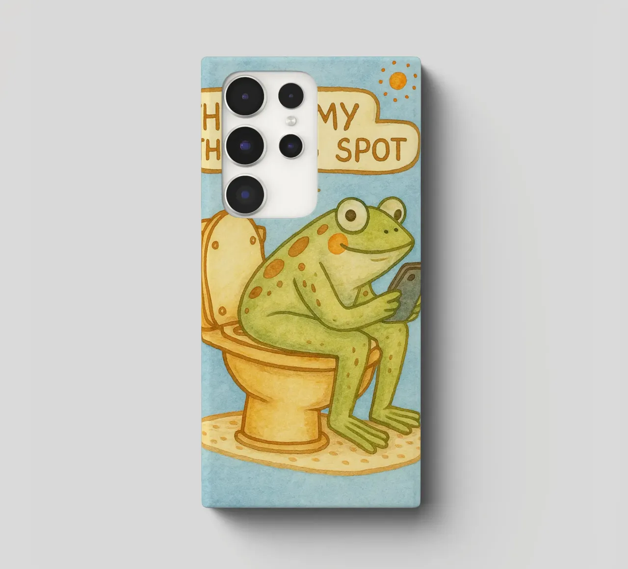 das ist mein Denkplatz Samsung Hülle von mompunks