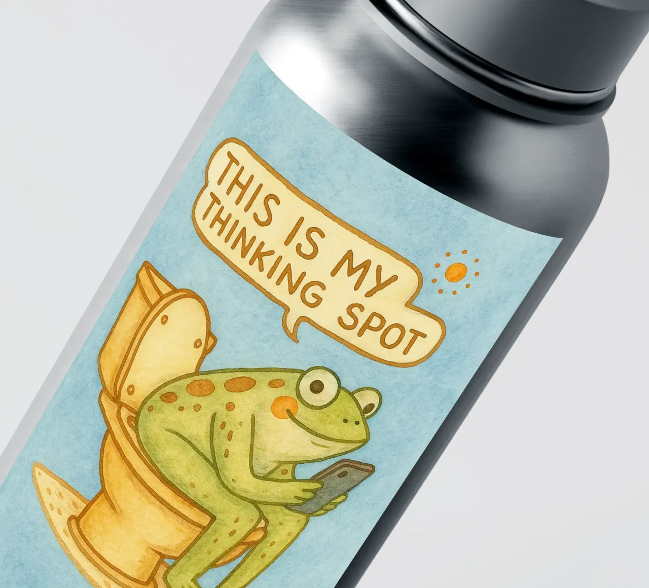 das ist mein Denkplatz Sticker von mompunks