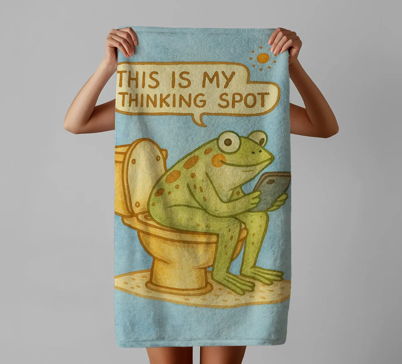 c'est mon point de vue serviette de bain de mompunks