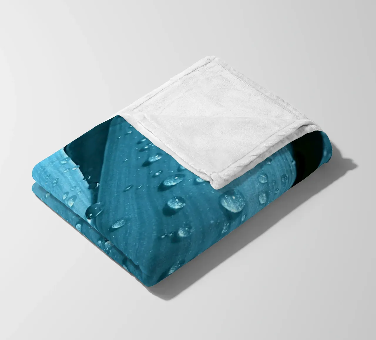 Wassertropfen Fleecedecke von Atteloi