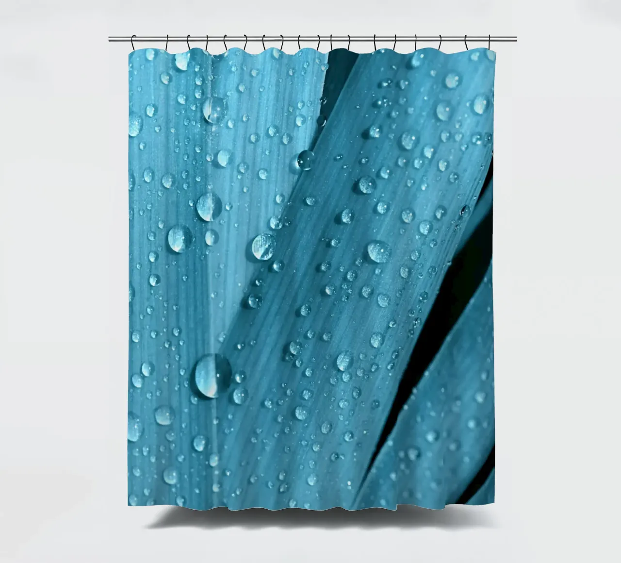 Drops of water shower curtain by Atteloi