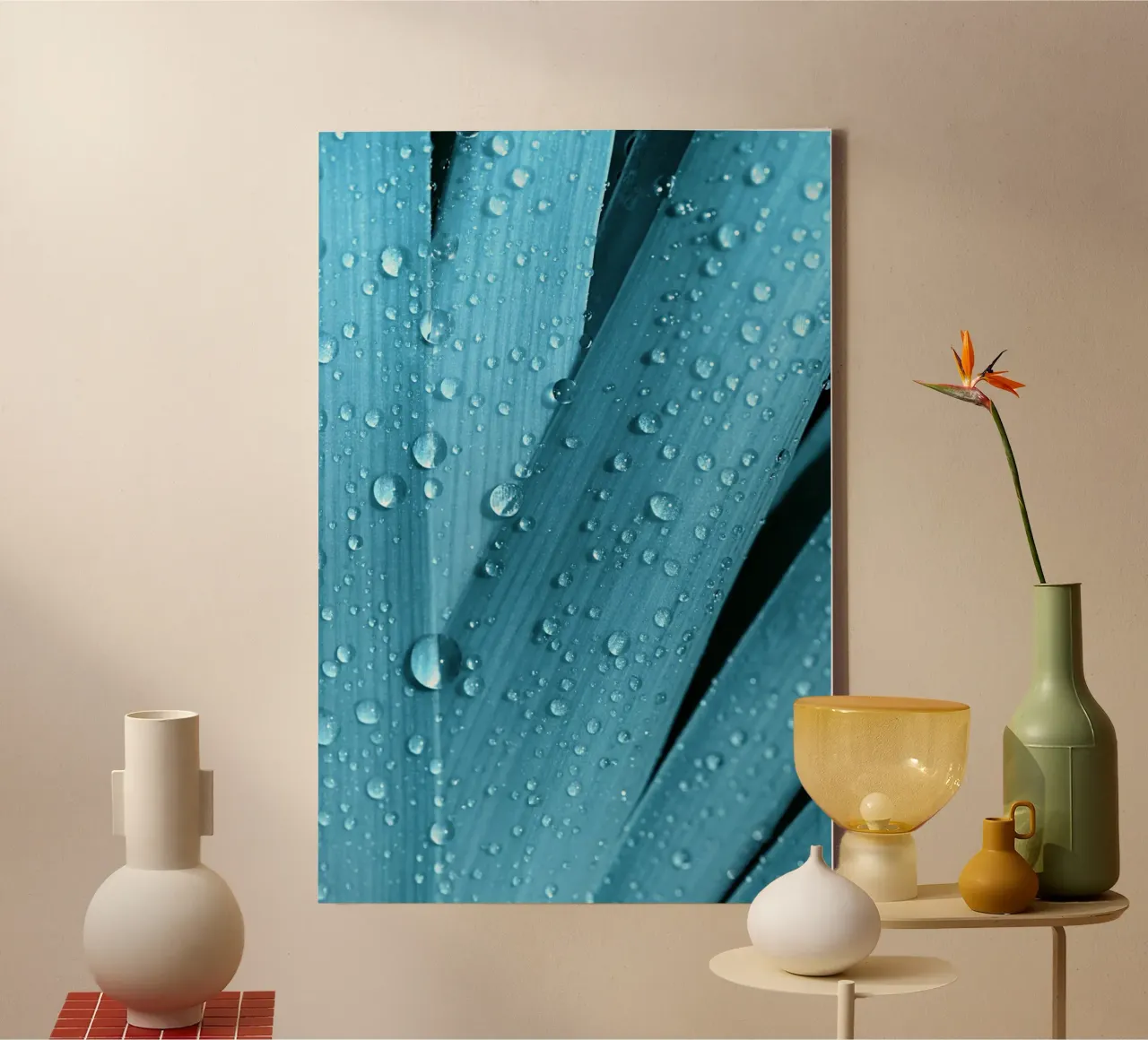 Wassertropfen Leinwand von Atteloi