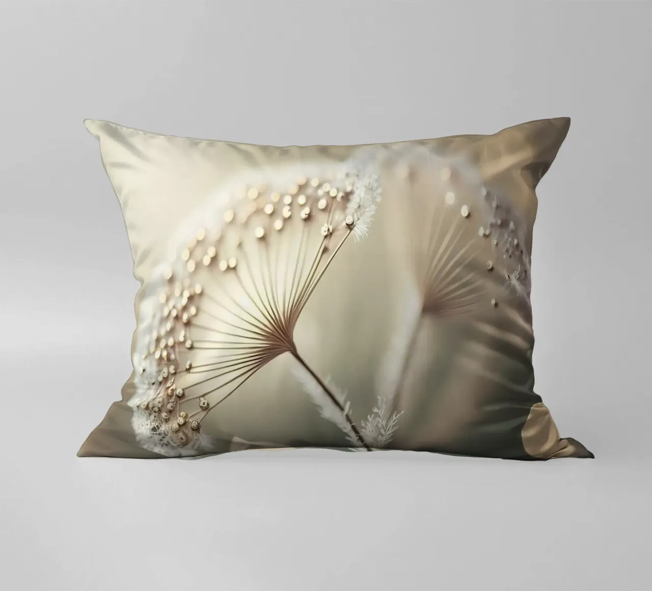 Silver Pearls decorative cushion by treechild