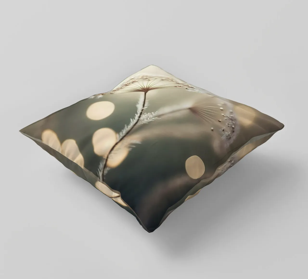 Silver Pearls decorative cushion by treechild