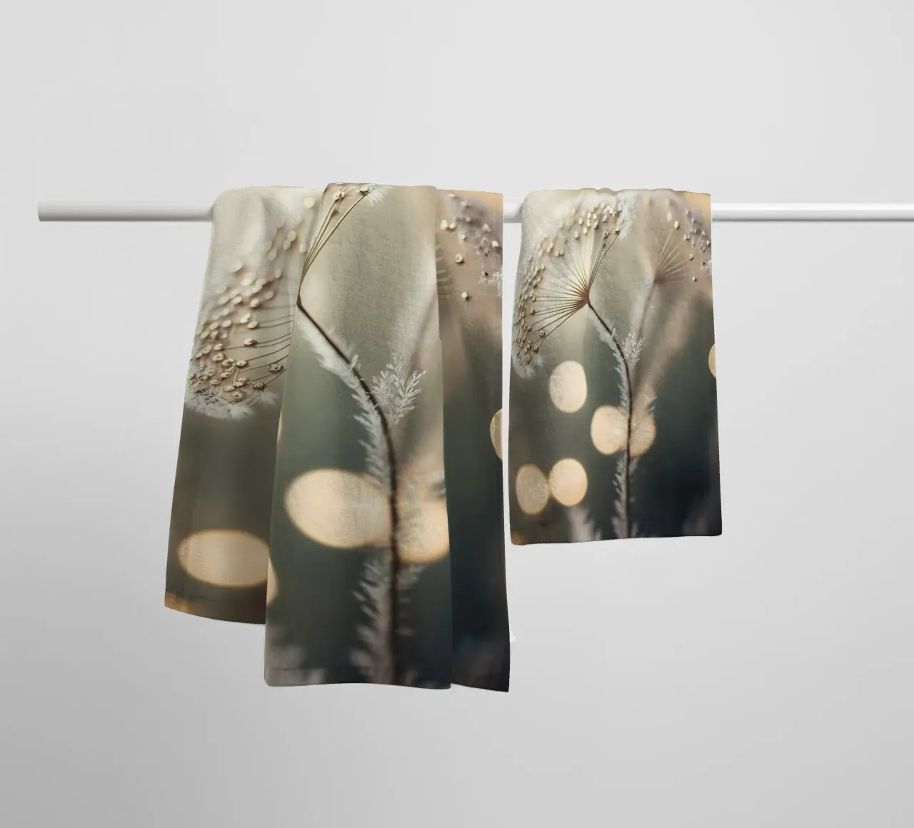 Silver Pearls asciugamano da bagno da treechild