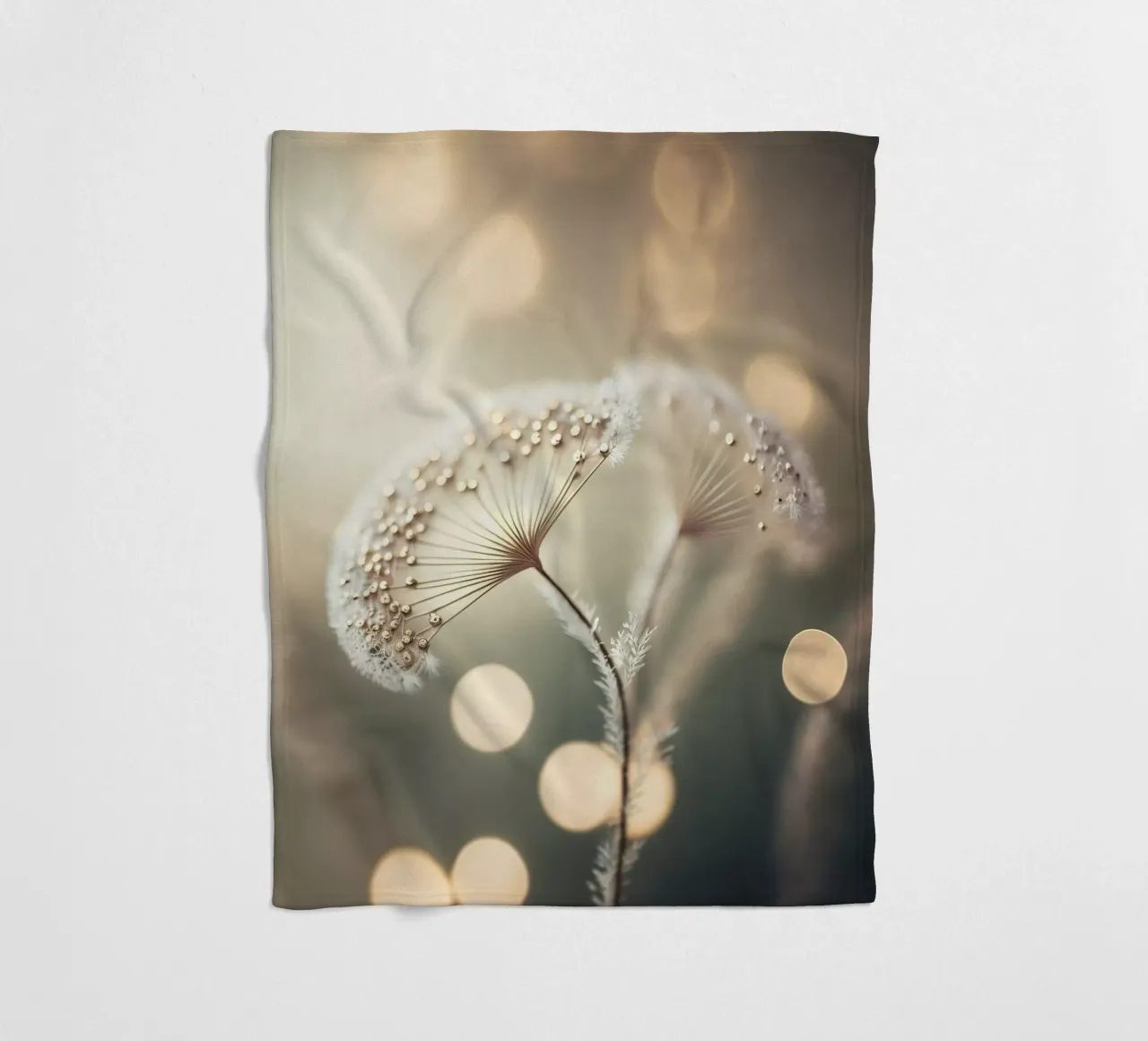 Silver Pearls fleece blanket by treechild