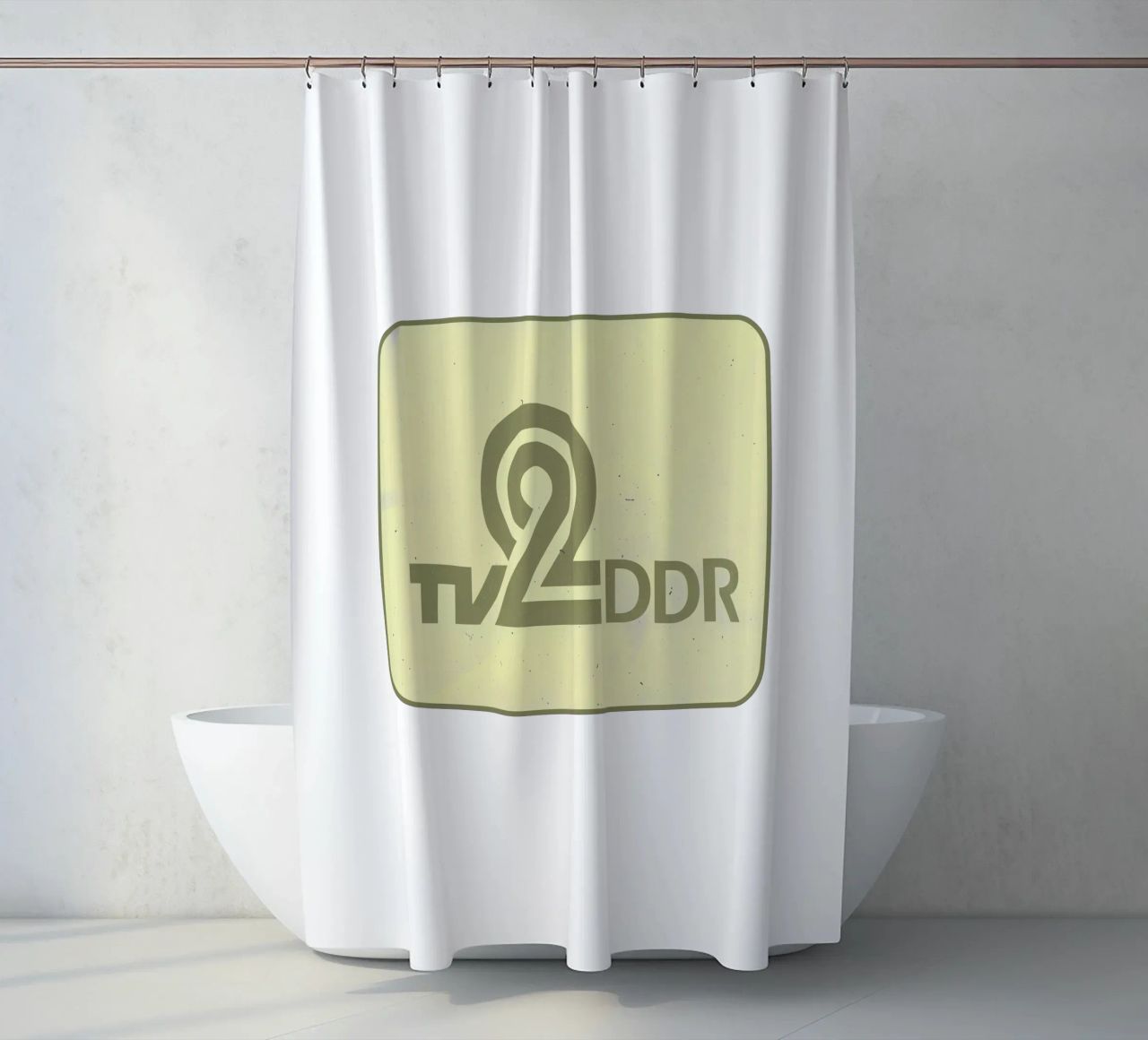 TV 2 DDR tenda da doccia da DDR DESIGN