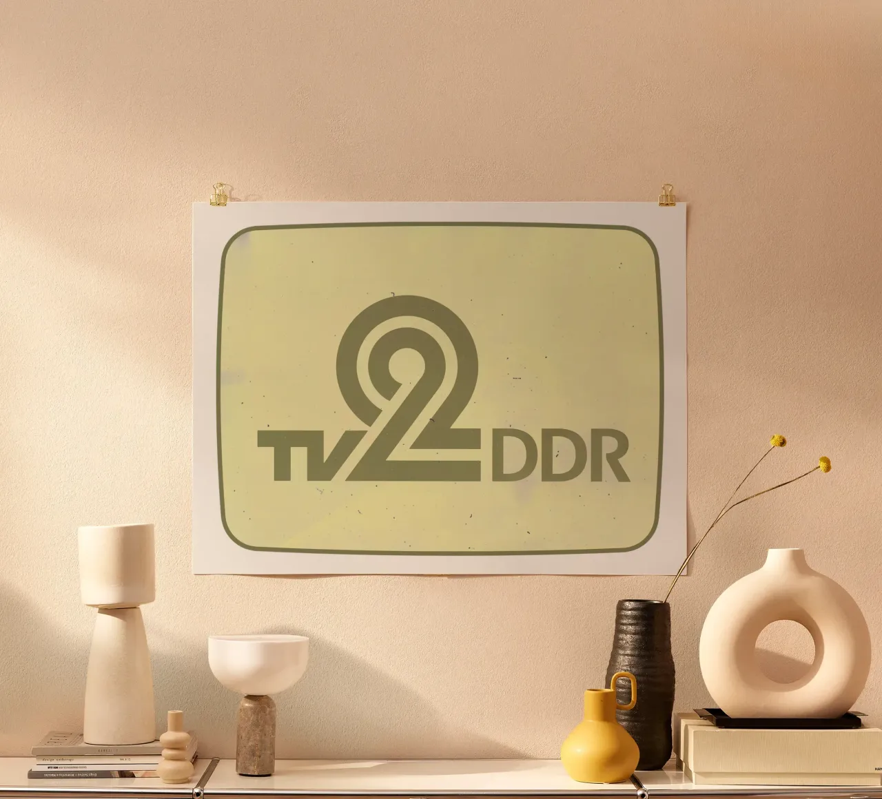 TV 2 DDR carta hahnemühle da DDR DESIGN