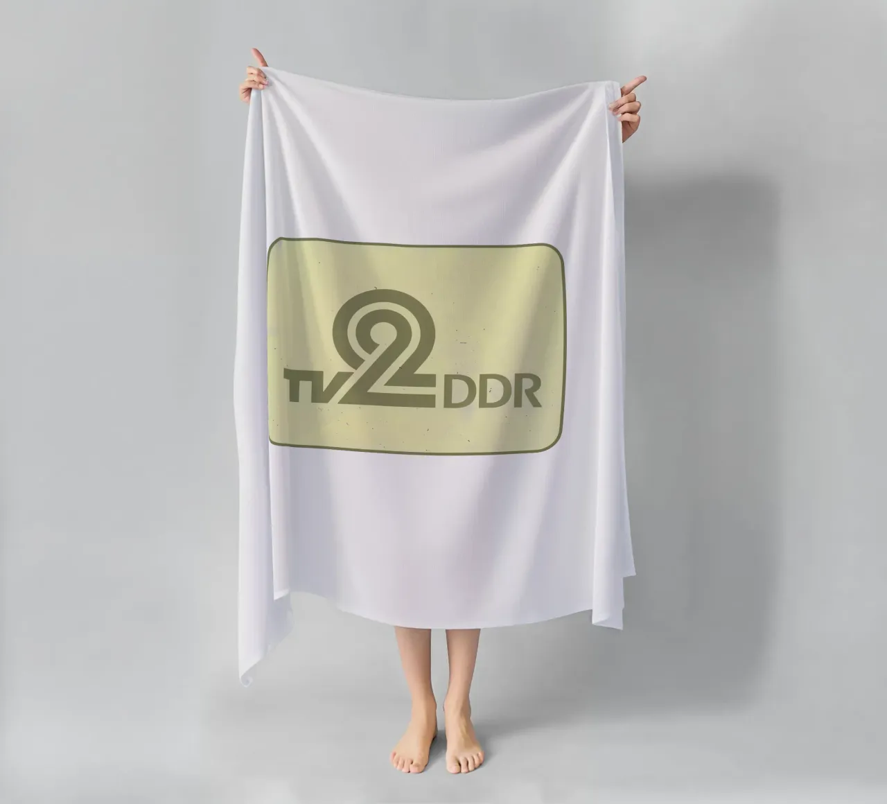 TV 2 DDR Strandtuch von DDR DESIGN