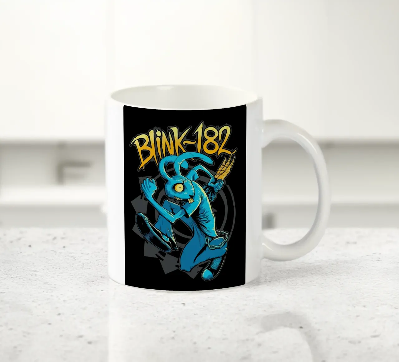 Blink 182  Rabbit tazza in ceramica da Musadad Shop