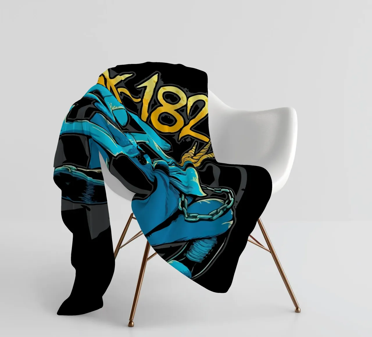 Blink 182  Rabbit coperta in pile da Musadad Shop
