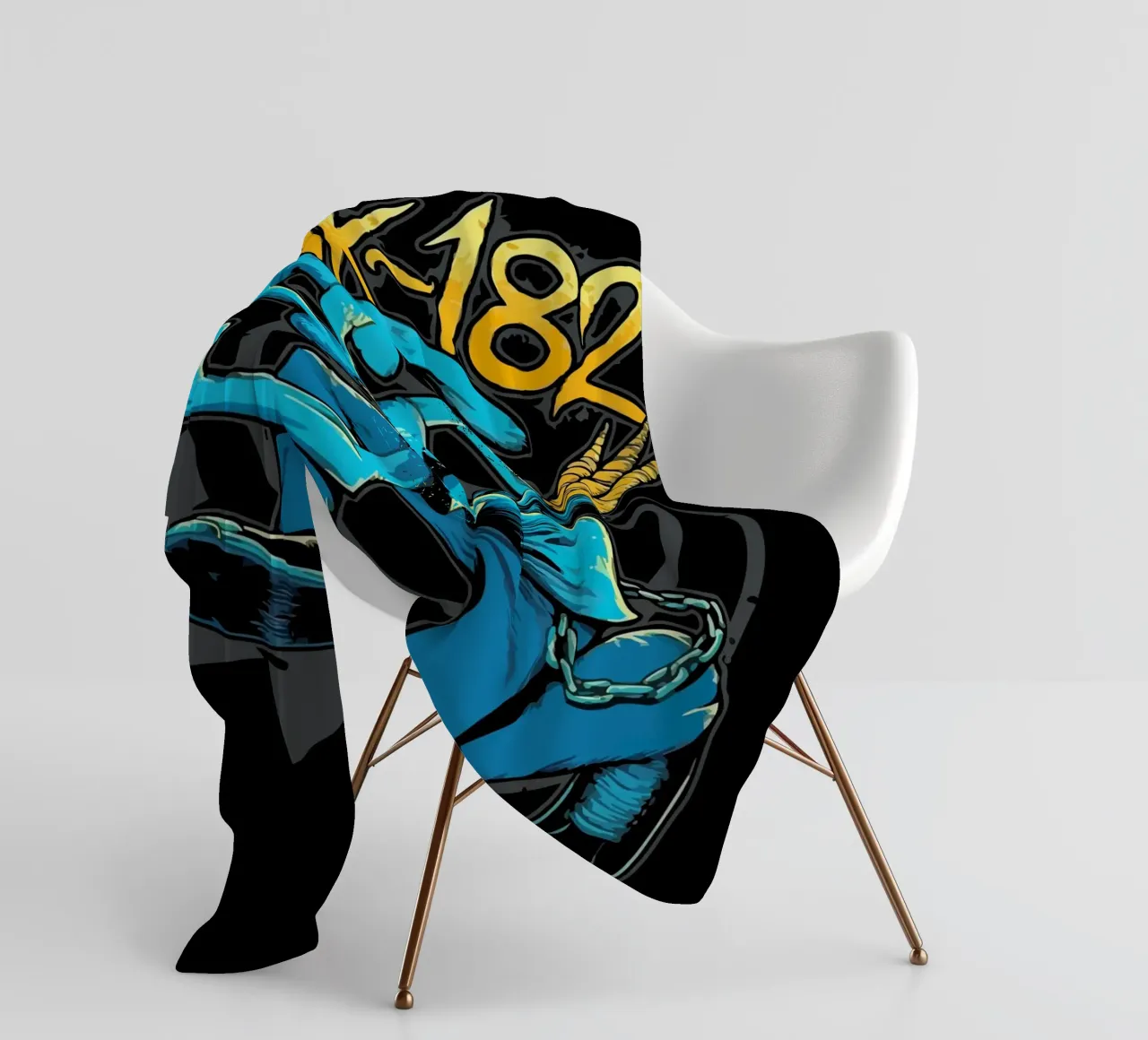 Blink 182  Rabbit coperta in pile da Musadad Shop